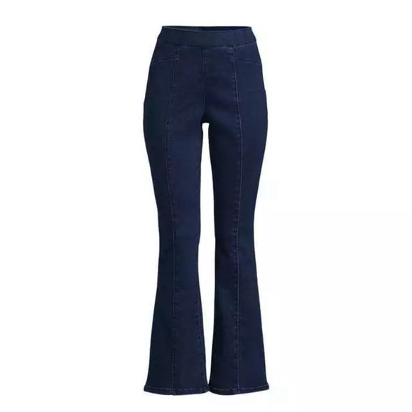 No Boundaries Juniors Seamed Pull On Flare Jeggings - Picture 8 of 8